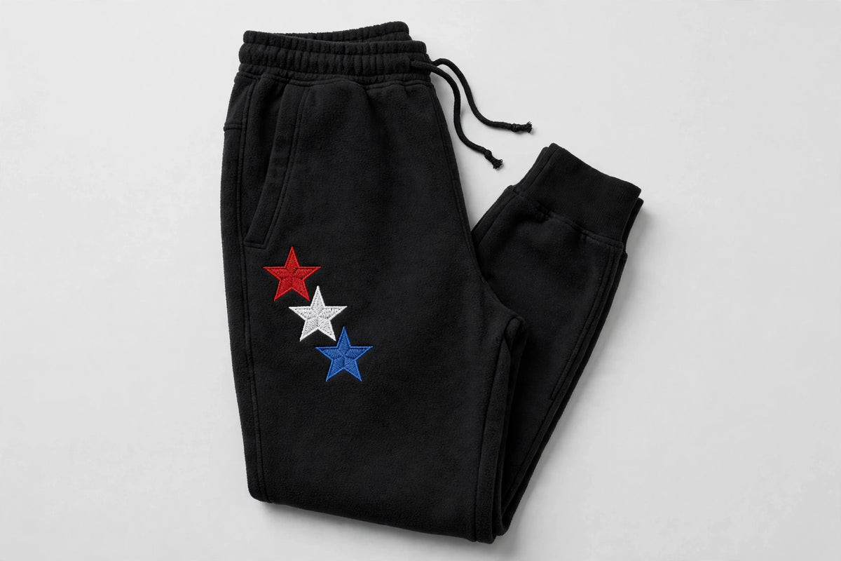 Star Sweatpants Embroidered professional photo